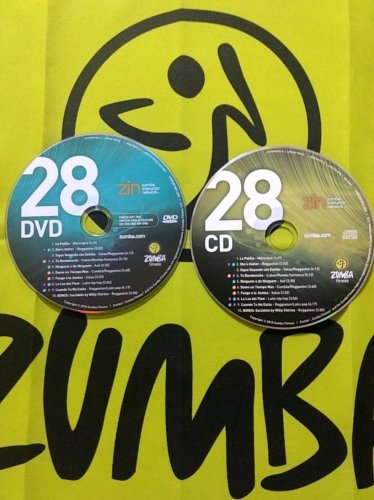 South American dance courses ZUMBA 28 HD DVD+CD