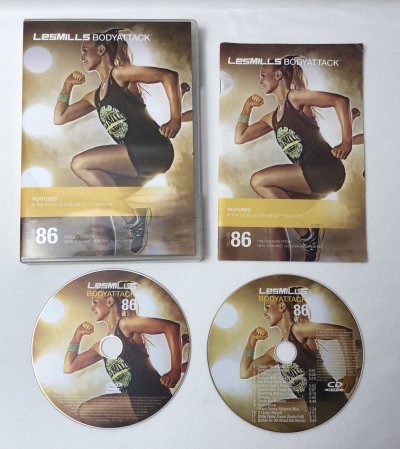 Les Mills BODY ATTACK 86 Releases DVD CD Instructor Notes