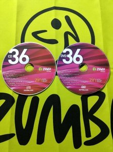 South American dance courses ZUMBA 36 HD DVD+CD