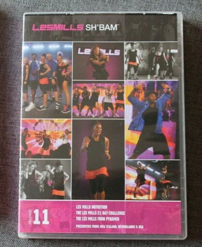 Les Mills SHBAM 11 Releases CD DVD Instructor Notes