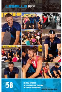 Les Mills RPM 58 Releases DVD CD Instructor Notes