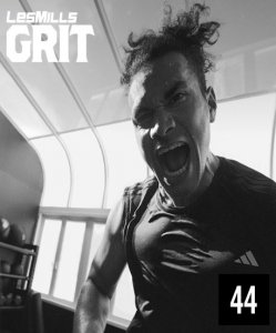 Hot Sale Les Mills GRIT ATHLETIC 44 CD, DVD Notes Hiit Training