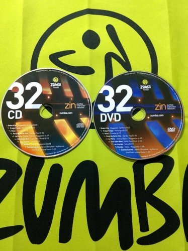 South American dance courses ZUMBA 32 HD DVD+CD