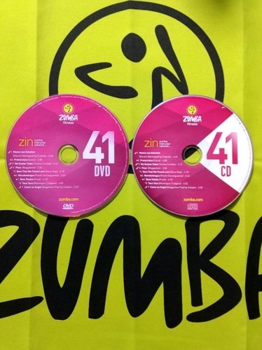 South American dance courses ZUMBA 41 HD DVD+CD