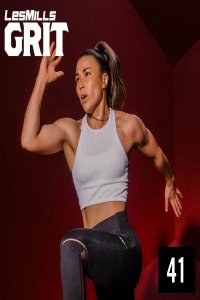 Hot Sale Les Mills GRIT ATHLETIC 41 CD, DVD Notes Hiit Training