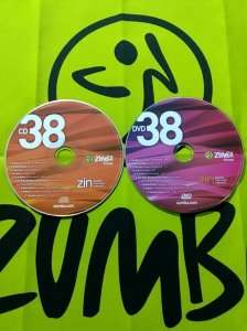 South American dance courses ZUMBA 38 HD DVD+CD