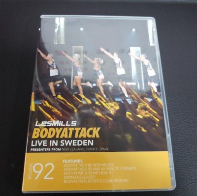 Les Mills BODY ATTACK 92 Releases DVD CD Instructor Notes
