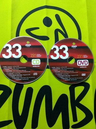 South American dance courses ZUMBA 33 HD DVD+CD