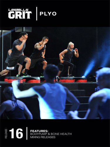 Les Mills GRIT Plyo 16 CD, DVD Notes Hiit Training