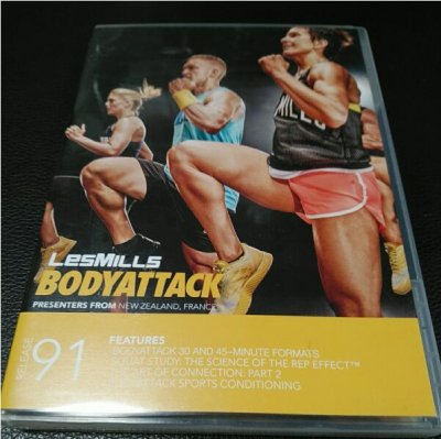 Les Mills BODY ATTACK 91 Releases DVD CD Instructor Notes