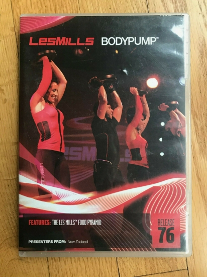 Les Mills Body Pump Releases 76 CD DVD Instructor Notes - Click Image to Close