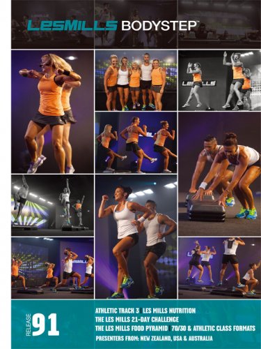Les Mills BODY STEP 91 Releases CD DVD Instructor Notes