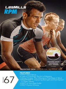 Les Mills RPM 67 Releases DVD CD Instructor Notes