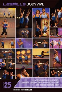 Les Mills BODY VIVE 25 Releases DVD CD Instructor Notes