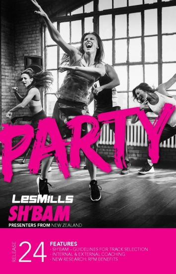 Les Mills SHBAM 24 Releases CD DVD Instructor Notes - Click Image to Close