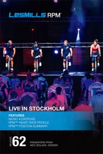 Les Mills RPM 62 Releases DVD CD Instructor Notes
