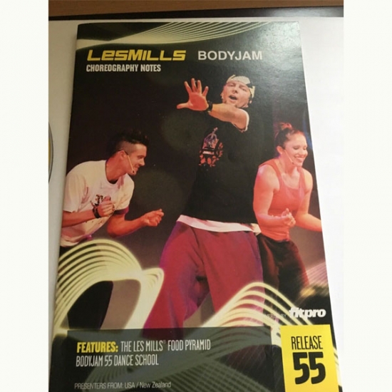 Les Mills Body JAM Releases 55 CD DVD Instructor Notes - Click Image to Close