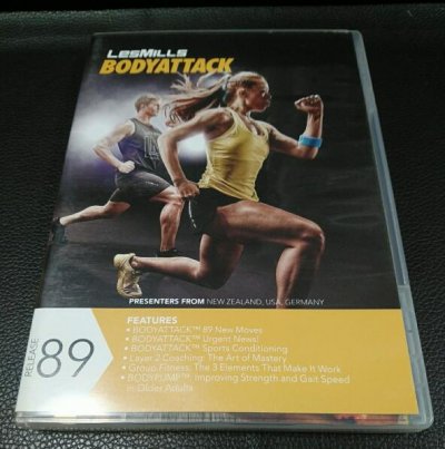 Les Mills BODY ATTACK 89 Releases DVD CD Instructor Notes