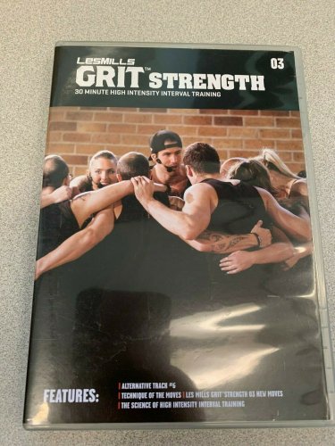 Les Mills GRIT STRENGTH 03 CD, DVD, Notes hiit training