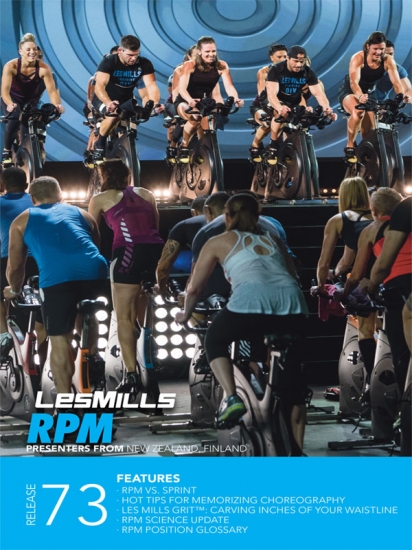 Les Mills RPM 73 Releases DVD CD Instructor Notes - Click Image to Close