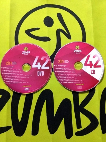 South American dance courses ZUMBA 43 HD DVD+CD - Click Image to Close