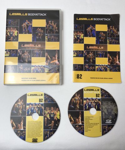 Les Mills BODY ATTACK 82 Releases DVD CD Instructor Notes