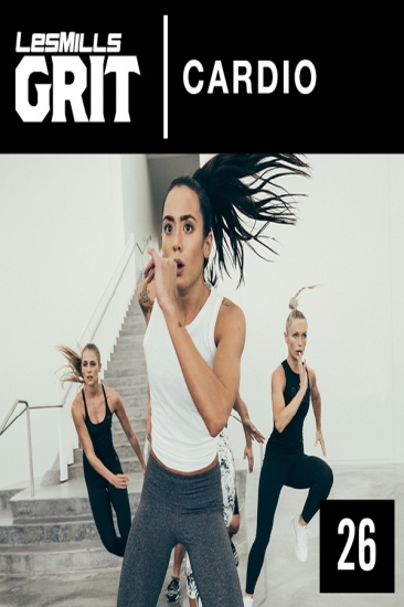 Les Mills GRIT CARDIO 26 CD, DVD, Notes Hiit Training - Click Image to Close