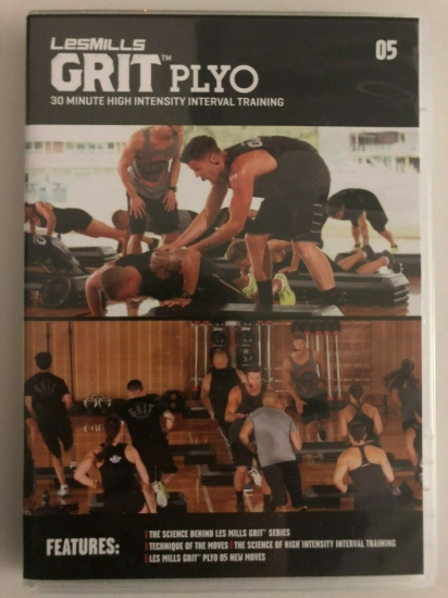Les Mills GRIT Plyo 05 CD, DVD Notes Hiit Training - Click Image to Close