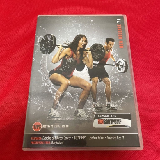 Les Mills Body Pump Releases 71 CD DVD Instructor Notes - Click Image to Close