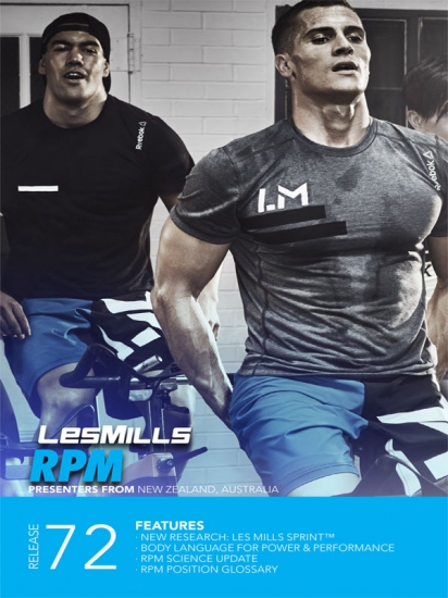 Les Mills RPM 72 Releases DVD CD Instructor Notes - Click Image to Close