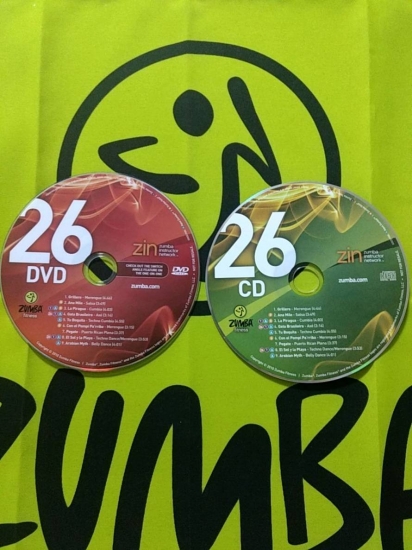 South American dance courses ZUMBA 26 HD DVD+CD - Click Image to Close