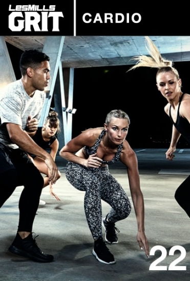 Les Mills GRIT CARDIO 22 CD, DVD, Notes Hiit Training - Click Image to Close