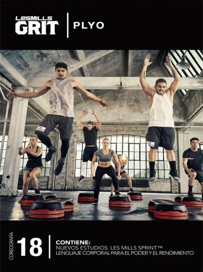 Les Mills GRIT Plyo 18 CD, DVD Notes Hiit Training - Click Image to Close