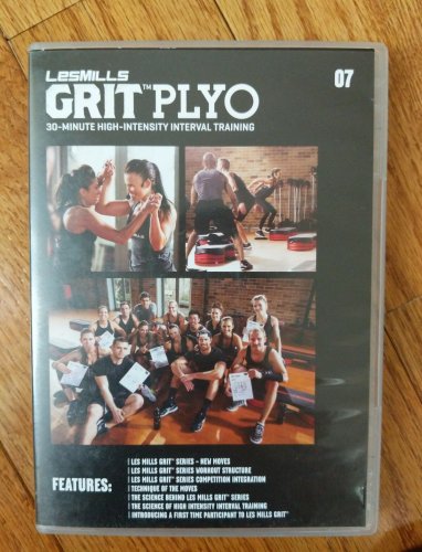 Les Mills GRIT Plyo 07 CD, DVD Notes Hiit Training