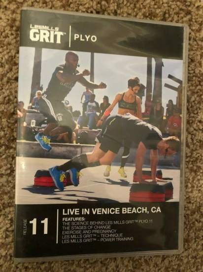 Les Mills GRIT Plyo 11 CD, DVD Notes Hiit Training - Click Image to Close