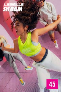 Les Mills SHBAM 45 Releases CD DVD Instructor Notes