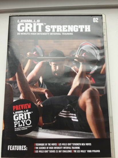 Les Mills GRIT STRENGTH 02 CD, DVD, Notes hiit training - Click Image to Close