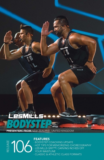 Les Mills BODY STEP 106 Releases CD DVD Instructor Notes - Click Image to Close