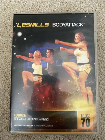 Les Mills BODY ATTACK 70 Releases DVD CD Instructor Notes - Click Image to Close