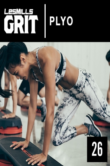 Les Mills GRIT Plyo 26 CD, DVD Notes Hiit Training - Click Image to Close