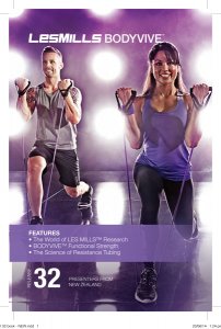 Les Mills BODY VIVE 32 Releases DVD CD Instructor Notes
