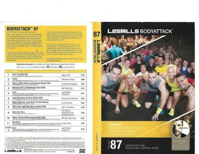 Les Mills BODY ATTACK 87 Releases DVD CD Instructor Notes