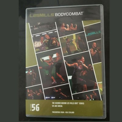 Les Mills BODYCOMBAT 56 Releases CD DVD Instructor Notes