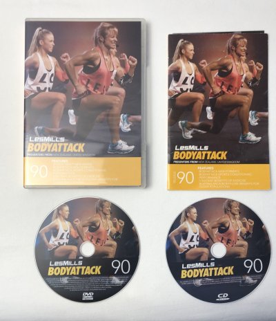 Les Mills BODY ATTACK 90 Releases DVD CD Instructor Notes