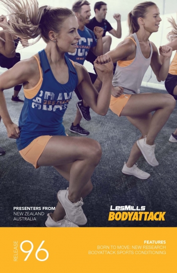 Les Mills BODY ATTACK 96 Releases DVD CD Instructor Notes - Click Image to Close