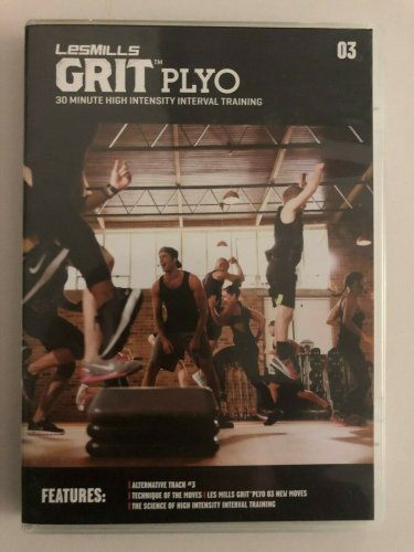 Les Mills GRIT Plyo 03 CD, DVD Notes Hiit Training