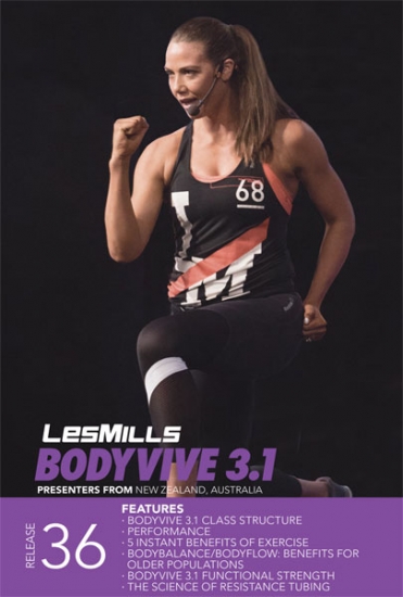 Les Mills BODY VIVE 36 Releases DVD CD Instructor Notes - Click Image to Close