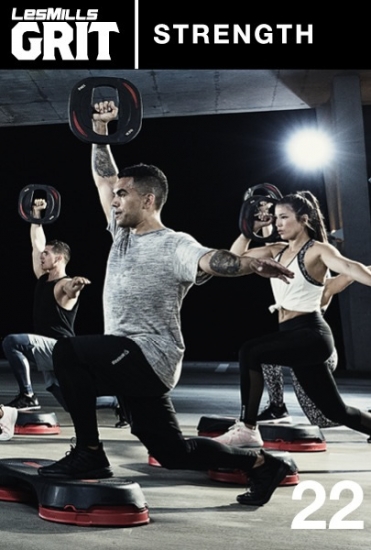 Les Mills GRIT STRENGTH 22 CD, DVD, Notes hiit training - Click Image to Close