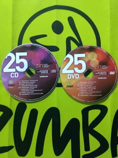South American dance courses ZUMBA 25 HD DVD+CD - Click Image to Close