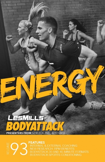 Les Mills BODY ATTACK 93 Releases DVD CD Instructor Notes - Click Image to Close